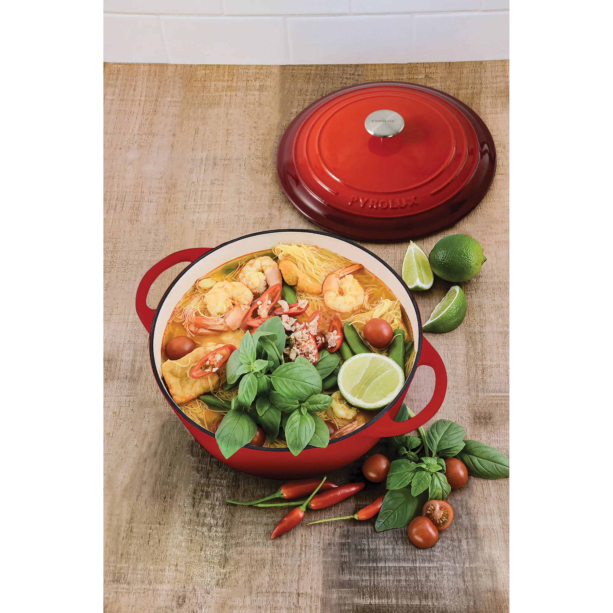 PYROCHEF Round French Oven Chilli Red - Image 7