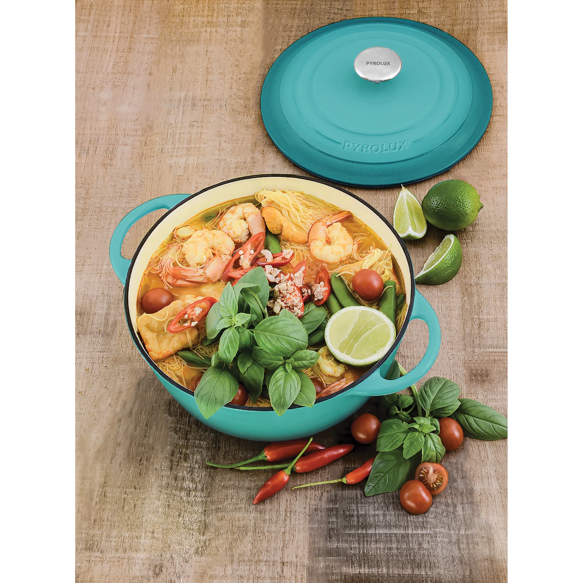 PYROCHEF Round French Oven Aqua Marine - Image 3
