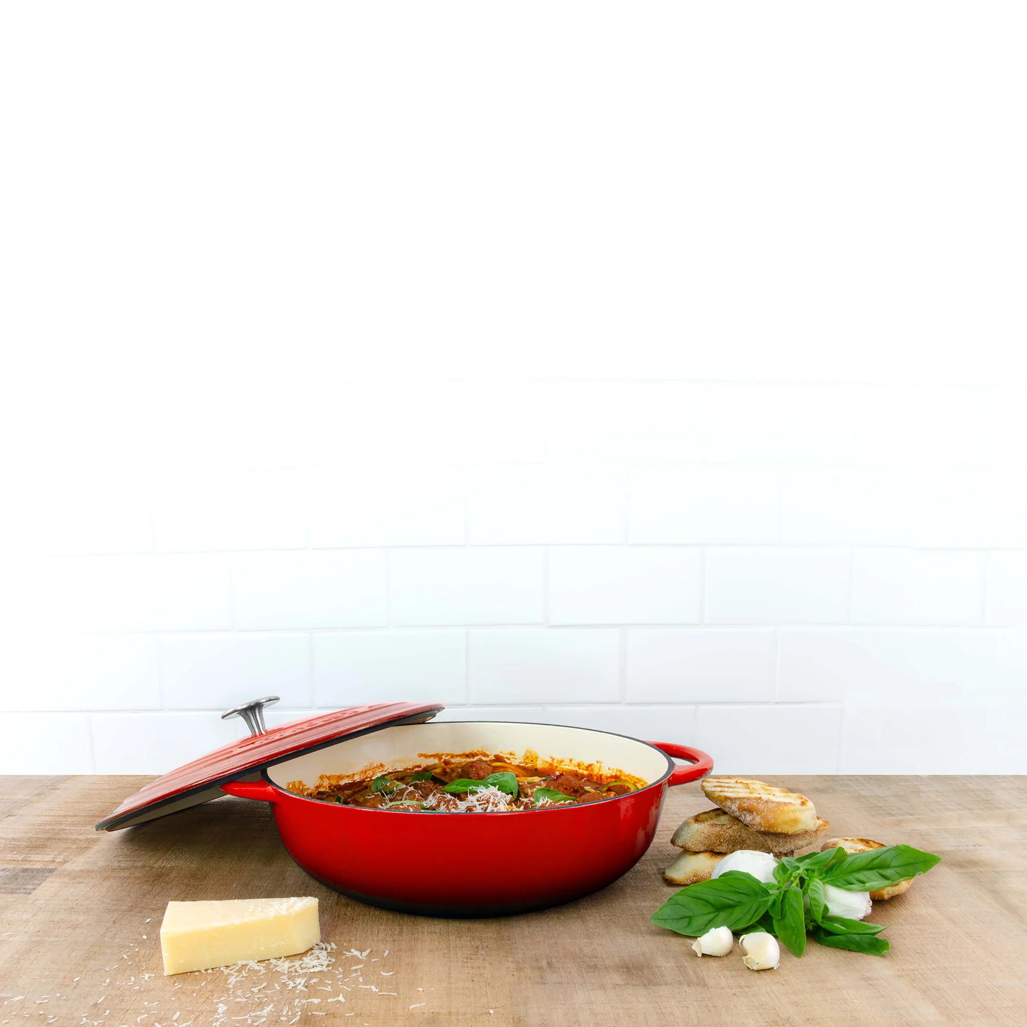PYROCHEF Round Chef Pan Chilli Red - Image 3