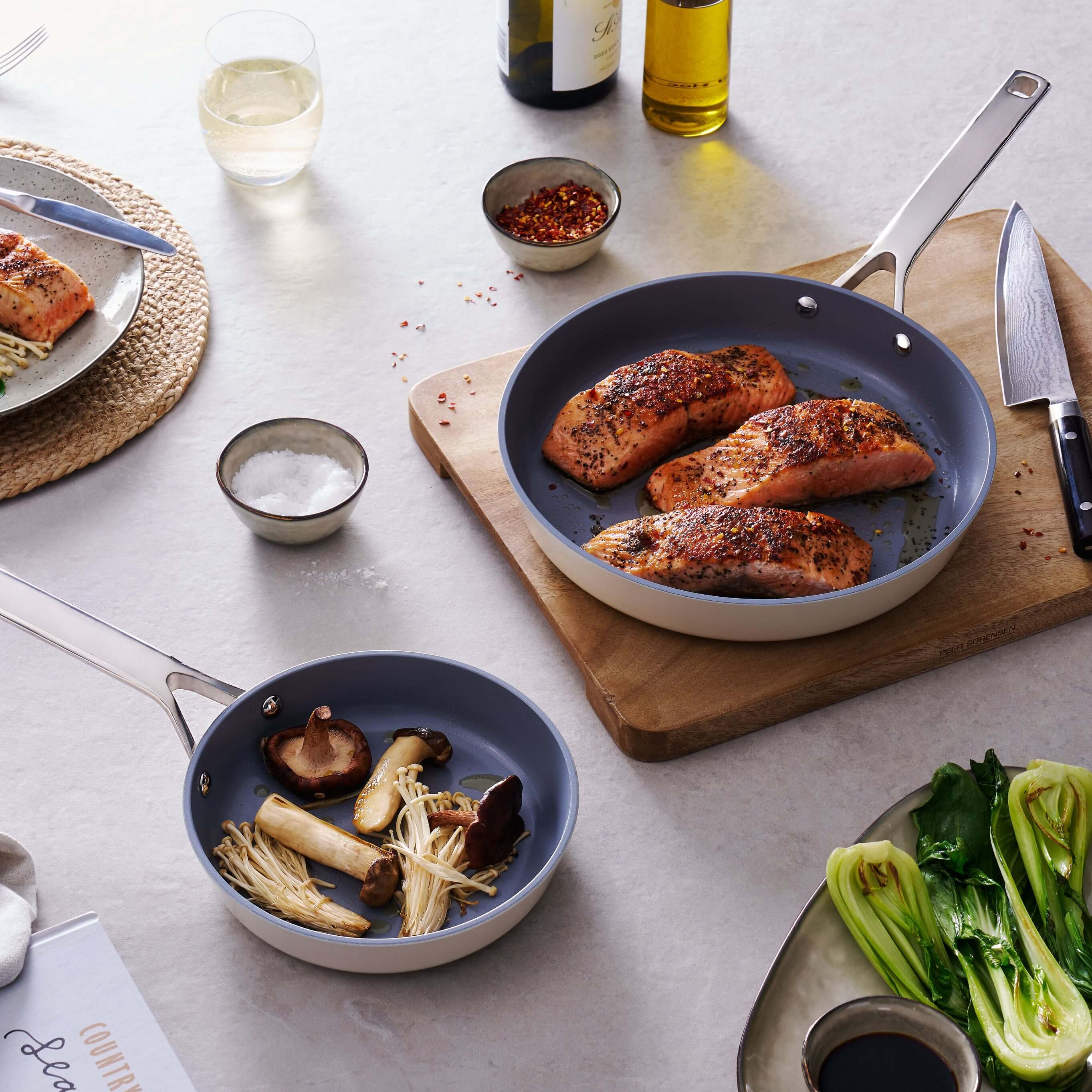 NEXGEN 2 Piece Fry Pan Ivory - Image 3