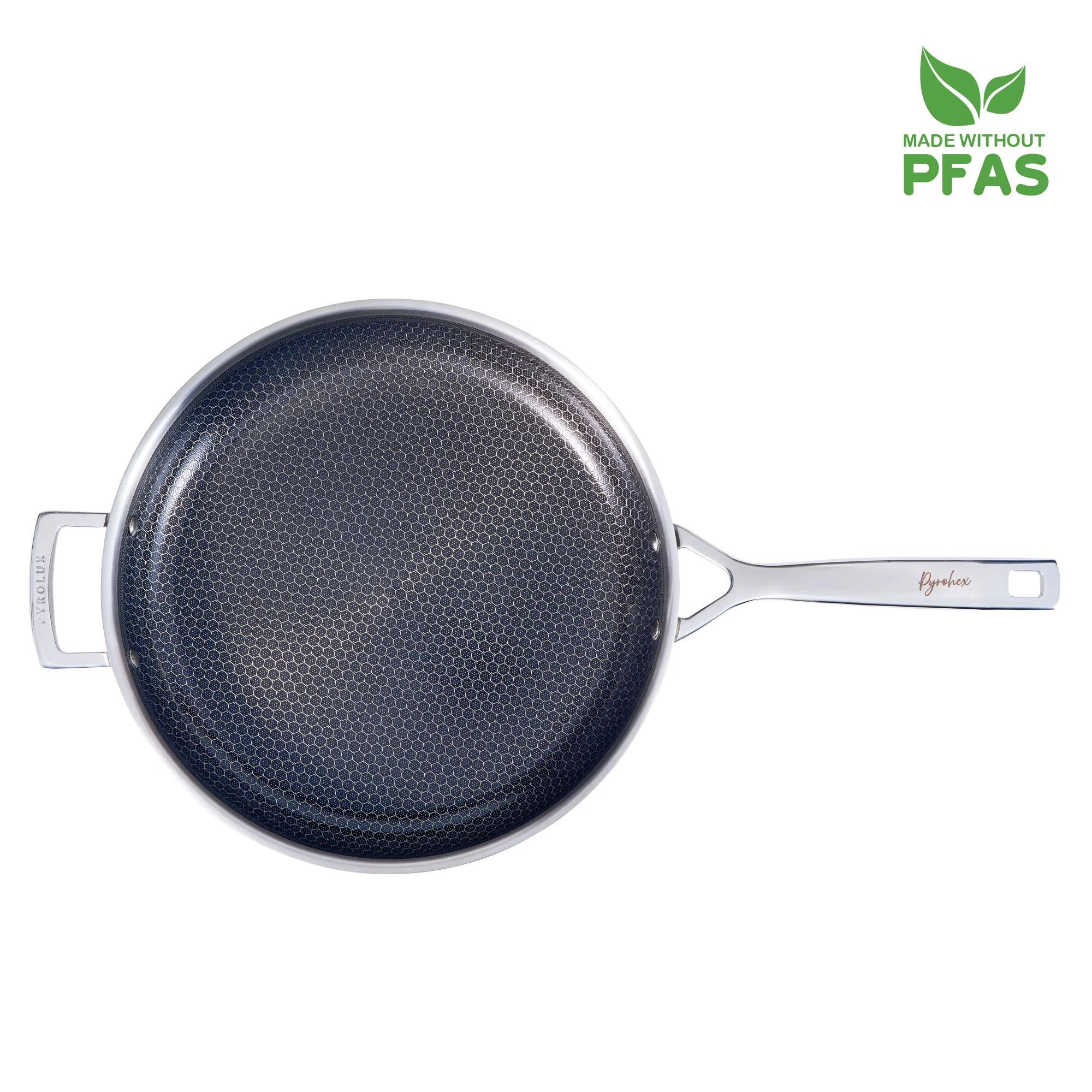 Pyrohex Fry Pan With Helper Handle - Image 6